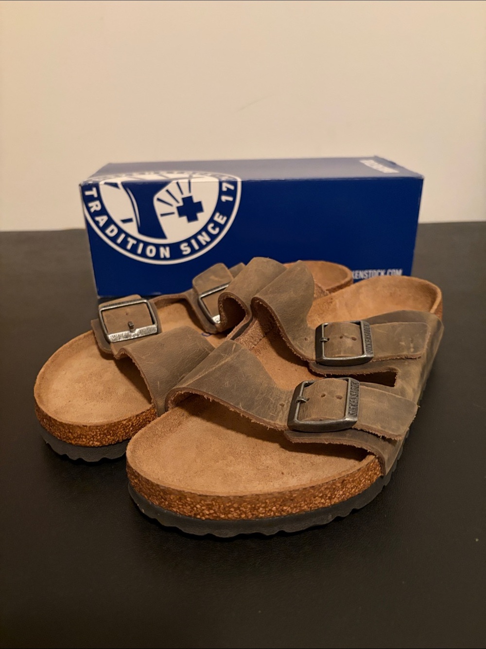 Birkenstock Arizona BS Faded Khaki Women’s 11 JB - Picture 5 of 6